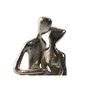 Figurine Décorative Home ESPRIT Noir Argenté Couple 9 x 13 x 20 cm