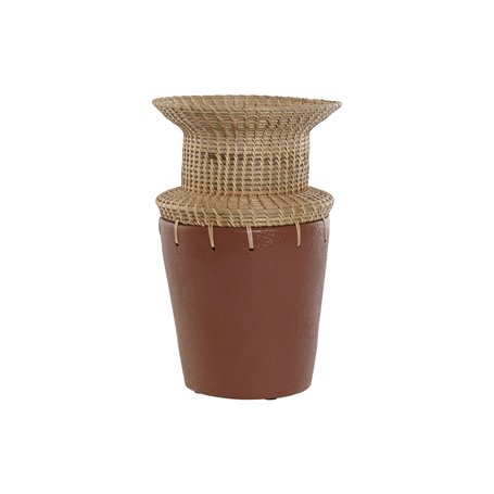 Vase Home ESPRIT Naturel Terre cuite 22 x 22 x 35 cm