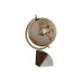 Globe terrestre Home ESPRIT Blanc Doré Naturel Rose clair Vintage 20 x 20 x 37 cm