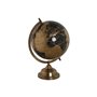 Globe terrestre Home ESPRIT Noir Doré 20 x 20 x 32 cm