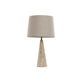 Lampe de bureau Home ESPRIT Beige Lin Marbre 35 x 35 x 64 cm