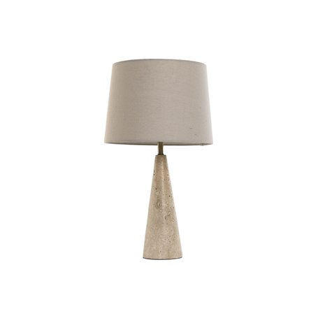 Lampe de bureau Home ESPRIT Beige Lin Marbre 35 x 35 x 64 cm