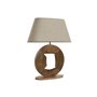 Lampe de bureau Home ESPRIT Beige Naturel Bois de manguier 50 W 220 V 60 x 20 x 75 cm