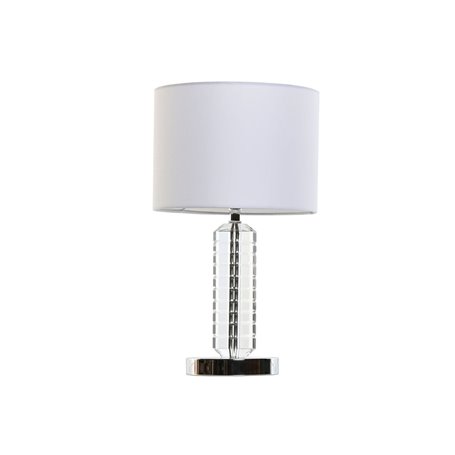 Lampe de bureau Home ESPRIT Blanc Verre 50 W 220 V 25 x 25 x 42 cm