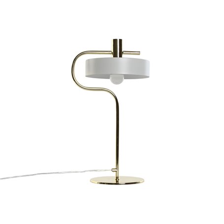 Lampe de bureau Home ESPRIT Blanc Doré Métal 220 V 28 x 18 x 46 cm