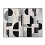 Cadre Home ESPRIT Blanc Noir Moderne 80 x 3