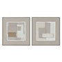 Cadre Home ESPRIT Marron Beige Abstrait Urbaine 62 x 3