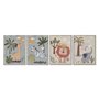 Cadre Home ESPRIT Enfant animaux 30 x 3 x 40 cm (4 Unités)