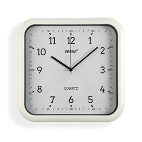 Horloge Murale Versa Blanc Plastique Quartz 3