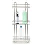 Etagère de salle de bains Argenté Métal Transparent Plastique (14 x 60 x 27 cm)