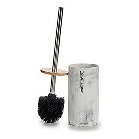 Brosse de salle de wc Blanc Métal Résine Bambou Marbre 9