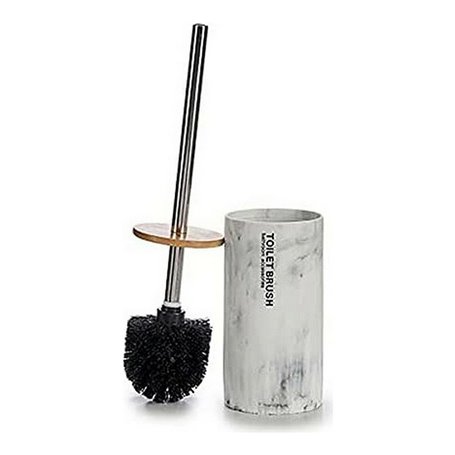 Brosse de salle de wc Blanc Métal Résine Bambou Marbre 9