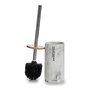 Brosse de salle de wc Blanc Métal Résine Bambou Marbre 9