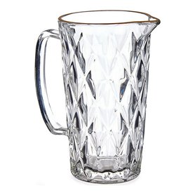 Pichet Diamant Doré Verre 1L (17