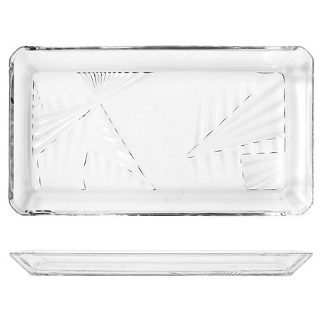 Plateau Madlen Verre Transparent (12 x 1