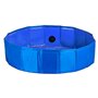 Piscine Démontable Animaux de compagnie Bleu Polyester Plastique (120 x 30 x 120 cm)