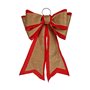 Lien Décorations de Noël 40 x 60 cm Rouge Doré PVC