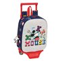 Cartable à roulettes Mickey Mouse Clubhouse Only one Blue marine 22 x 27 x 10 cm