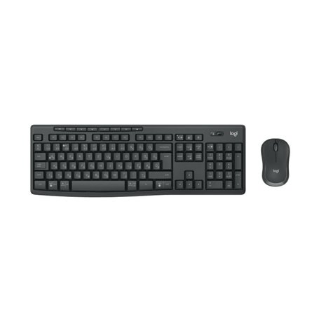 Logitech MK370 Combo for Business clavier Souris incluse Bureau RF sans fil + Bluetooth QWERTY Portuguais Graphite