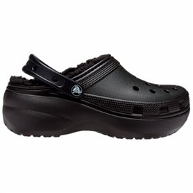 Sabots Crocs Classic Platform Lined Clog Noir