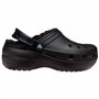 Sabots Crocs Classic Platform Lined Clog Noir