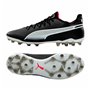 Chaussures de Football pour Adultes Puma KING ULTIMATE MG Blanc Noir