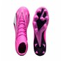 Chaussures de Football pour Adultes Puma Ultra Pro FG/AG Blanc Rose