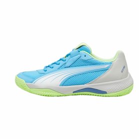 Chaussures de Padel pour Adultes Puma NOVA Court Luminous Bleu Blanc