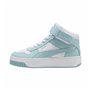 Baskets Casual pour Femme Puma Carina reet Mid Blanc Turquoise