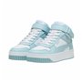 Baskets Casual pour Femme Puma Carina reet Mid Blanc Turquoise