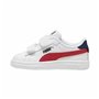 Chaussures casual enfant Puma Smash 3.0 V Blanc Rouge