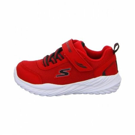 Chaussures de Running pour Enfants Skechers Nitro Sprint-Rowzer Noir Rouge