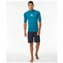 T-shirt à manches courtes homme Rip Curl Waves Upf Bleu