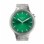 Montre Unisexe Swatch SB07S101G Vert Argenté