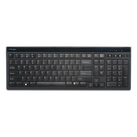 Kensington Advance Fit clavier USB QWERTY Espagnole Noir