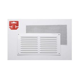 Grille Fepre Moustiquaire Laqué Aluminium Blanc (30 x 15 cm)