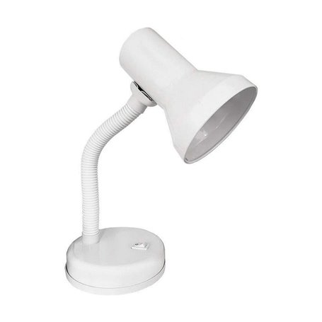 Lampe de bureau EDM London E27 60 W Flexo/Lampe de bureau Métal Blanc (12