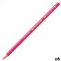 Crayons de couleur Faber-Castell Polychromos 124 Rose (6 Unités)