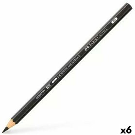 Crayon Faber-Castell Graphite Aquarelle Aquarelle Noir Hexagonal 8B (6 Unités)