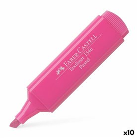 Marqueur fluorescent Faber-Castell Textliner 1546 Gâteau Rose (10 Unités)