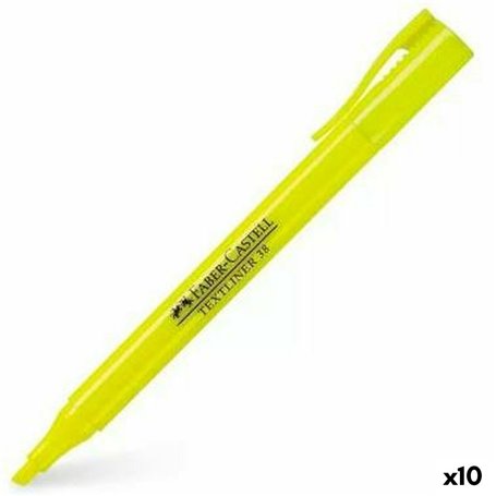 Marqueur fluorescent Faber-Castell Textliner 38 10 Unités