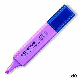 Marqueur fluorescent Staedtler Textsurfer Classic Violet Lila 10 Pièces (10 Unités)