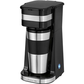 Cafetière Italienne Clatronic KW 3733 Noir Acier Acier inoxydable 1 Tasse