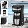 Cafetière Italienne Clatronic KW 3733 Noir Acier Acier inoxydable 1 Tasse