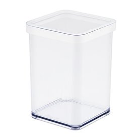 Seau de conteneur Rotho Blanc Transparent Plastique