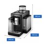 Cafetière superautomatique DeLonghi EXAM 440.55.B Noir Argenté 1450 W 19 bar 250 g