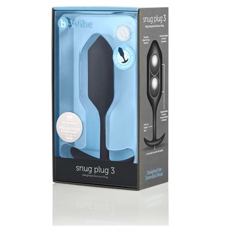 Snug Plug 3 Noir B-Vibe SNUG PLUG 3 Noir