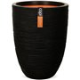 Vase élégant bas - CAPI EUROPE - RIB NL - 46 x 58 cm - Noir