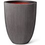 Capi Vase élégant Groove 46x58 cm Anthracite 445501