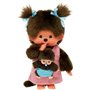 Peluche Monchhichi Maman & Bébé - 20 cm - BANDAI